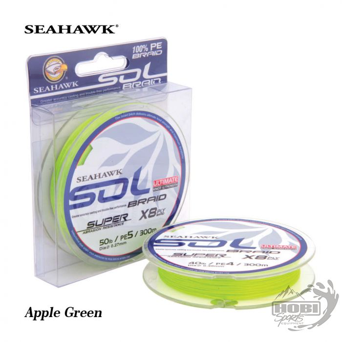 Seahawk SOL 8X Ultralight Braided Line - Thinnest Diameter
