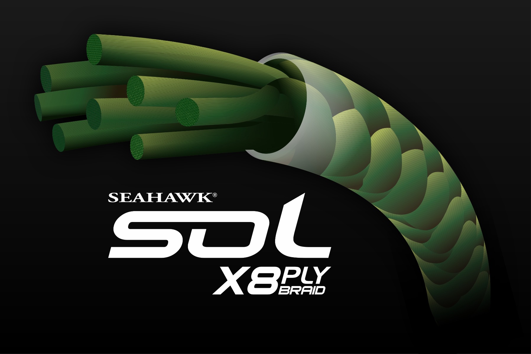 BRAIDED LINE,SEAHAWK SOL X8 M/COLOR ( 500M ) - 1StopFishing